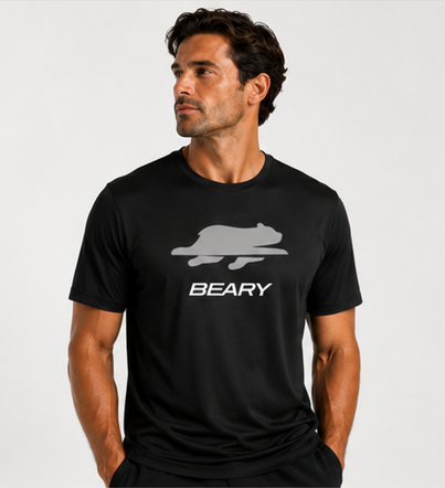 Short Sleeve Workout Tee - Black