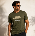 Short Sleeve Workout Tee - Olive