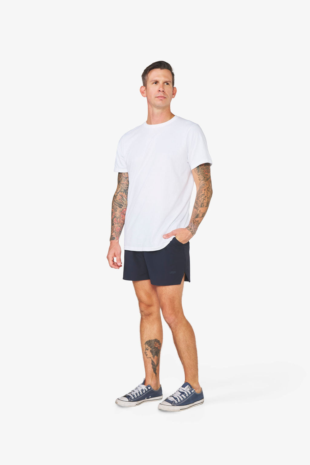 SHORE THING Performance Swim Short - Navy