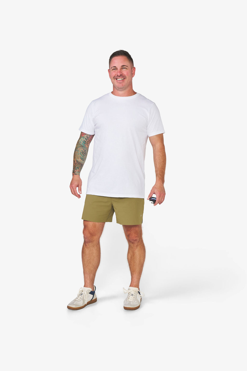 SHORE THING Performance Swim Short - Olive